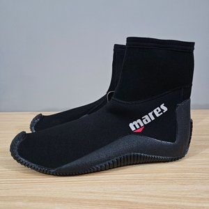 Mares Dive Boots 3mm Classic Mens Size 12 Black Nylon Neoprene Shoe